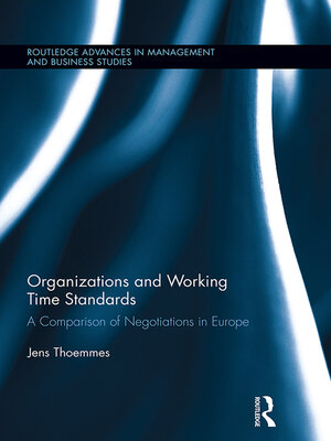 cover image of Organizations and Working Time Standards